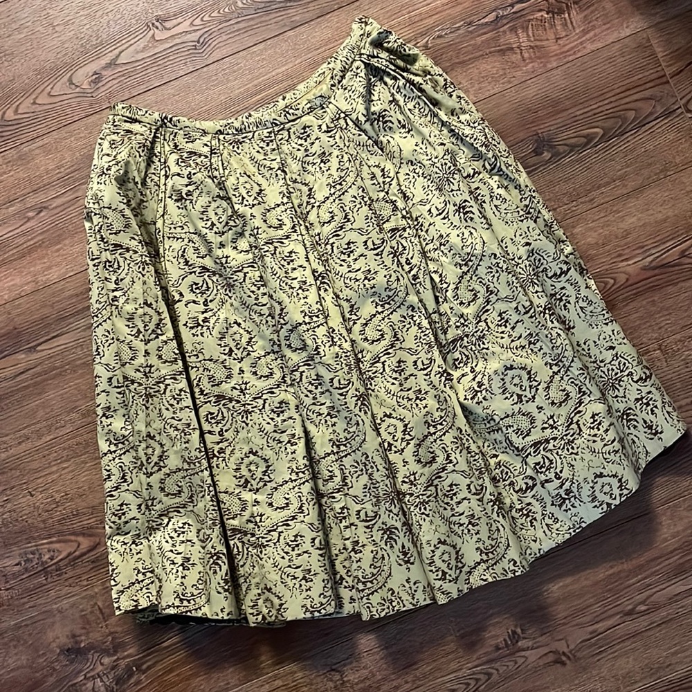 Pleated midi skirt from Anthropology